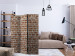 Folding Screen Brick Space - architectural texture in red brick style 123289 additionalThumb 4