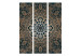Room Divider Intricate Design (3-piece) - oriental Mandala in golden color 124089 additionalThumb 3