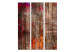 Room Divider Stained Wood (3-piece) - wooden texture in colorful spots 124289 additionalThumb 3