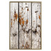 Wall Poster Timeless Tale - texture of wooden planks with brown dust 124489 additionalThumb 16