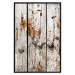 Wall Poster Timeless Tale - texture of wooden planks with brown dust 124489 additionalThumb 18