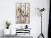 Wall Poster Timeless Tale - texture of wooden planks with brown dust 124489 additionalThumb 5