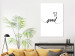 Canvas Black English It's so good sign - minimalistic on a white background 125789 additionalThumb 3
