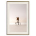 Wall Poster September Dawn - lifeguard tower on the beach in the light of bright sky 129489 additionalThumb 20