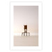 Wall Poster September Dawn - lifeguard tower on the beach in the light of bright sky 129489 additionalThumb 19