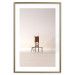 Wall Poster September Dawn - lifeguard tower on the beach in the light of bright sky 129489 additionalThumb 14