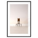 Wall Poster September Dawn - lifeguard tower on the beach in the light of bright sky 129489 additionalThumb 17