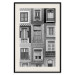 Wall Poster Patterned Windows - black and white window photography in an abstract style 129789 additionalThumb 19