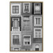Wall Poster Patterned Windows - black and white window photography in an abstract style 129789 additionalThumb 21