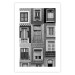 Wall Poster Patterned Windows - black and white window photography in an abstract style 129789 additionalThumb 19