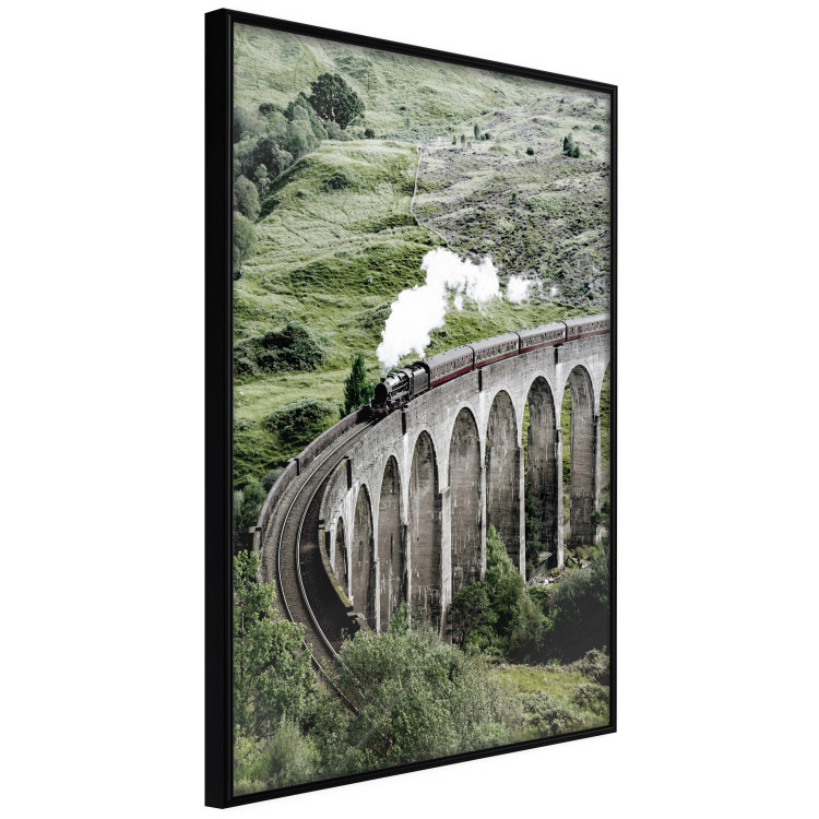Wall Poster Journey Through Time - landscape of a large viaduct with a train passing through 130289 additionalImage 11