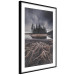 Wall Poster Wooded Island - dark forest landscape and a small lake against the sky 130389 additionalThumb 8