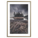 Wall Poster Wooded Island - dark forest landscape and a small lake against the sky 130389 additionalThumb 16