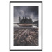 Wall Poster Wooded Island - dark forest landscape and a small lake against the sky 130389 additionalThumb 15