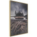 Wall Poster Wooded Island - dark forest landscape and a small lake against the sky 130389 additionalThumb 14