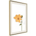 Wall Poster Lovely Flower - a plant with a yellow flower on a uniform white background 130789 additionalThumb 3