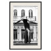 Poster Dance in Paris - black and white photograph of a woman against architectural backdrop 132289 additionalThumb 19