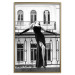 Poster Dance in Paris - black and white photograph of a woman against architectural backdrop 132289 additionalThumb 21