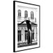 Poster Dance in Paris - black and white photograph of a woman against architectural backdrop 132289 additionalThumb 8