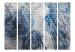 Folding Screen Ink New York II (5-piece) - architecture in abstraction 132989 additionalThumb 3