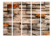 Folding Screen Stone Song II (5-piece) - unique warm-colored background 133489 additionalThumb 3