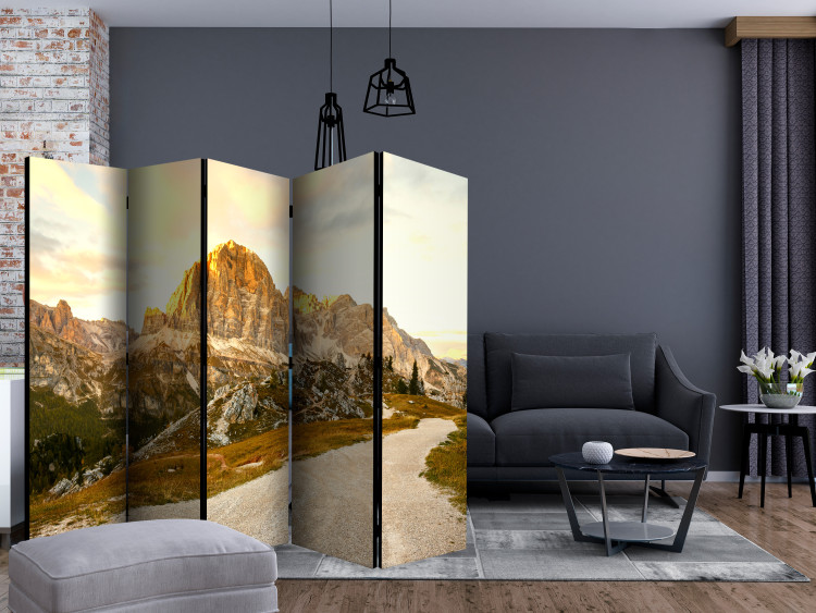 Folding Screen Beautiful Dolomites II - sunny landscape with large rocky mountains 134089 additionalImage 4