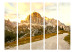 Folding Screen Beautiful Dolomites II - sunny landscape with large rocky mountains 134089 additionalThumb 3