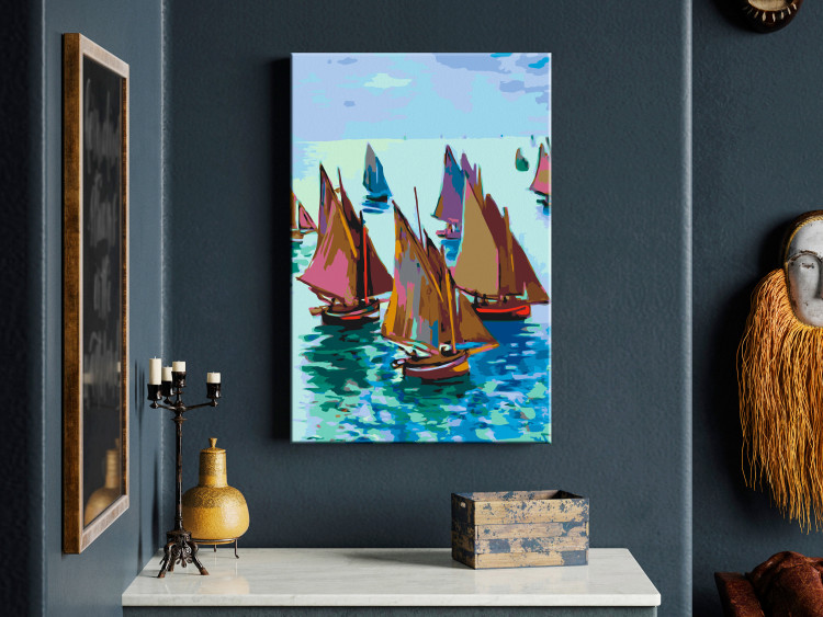 Paint by Number Kit Claude Monet: Fishing Boats 134689 additionalImage 2