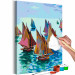 Paint by Number Kit Claude Monet: Fishing Boats 134689 additionalThumb 3
