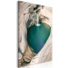 Canvas Print Closed bay - photo with a turquoise waterfall 135289 additionalThumb 2