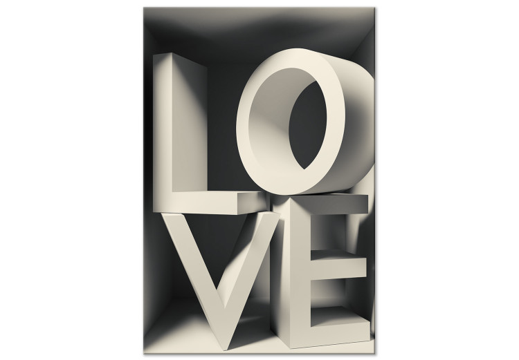 Canvas Love Letters - Spatial Letters Arranging In Love 135389