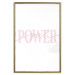 Poster Power Girl - English text on a contrasting white background 135589 additionalThumb 8