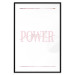 Poster Power Girl - English text on a contrasting white background 135589 additionalThumb 7