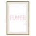 Poster Power Girl - English text on a contrasting white background 135589 additionalThumb 4
