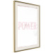 Poster Power Girl - English text on a contrasting white background 135589 additionalThumb 21
