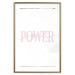 Poster Power Girl - English text on a contrasting white background 135589 additionalThumb 6