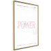 Poster Power Girl - English text on a contrasting white background 135589 additionalThumb 16