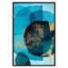 Poster Oceanic Kaleidoscope - a blue abstraction with a unique texture 136189 additionalThumb 10