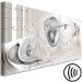 Canvas Melancholy (1-piece) Narrow - abstraction with gray spheres 138389 additionalThumb 6