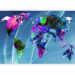 Photo Wallpaper Abstraction with continents - colourful world map with colourful patterns 142989 additionalThumb 5