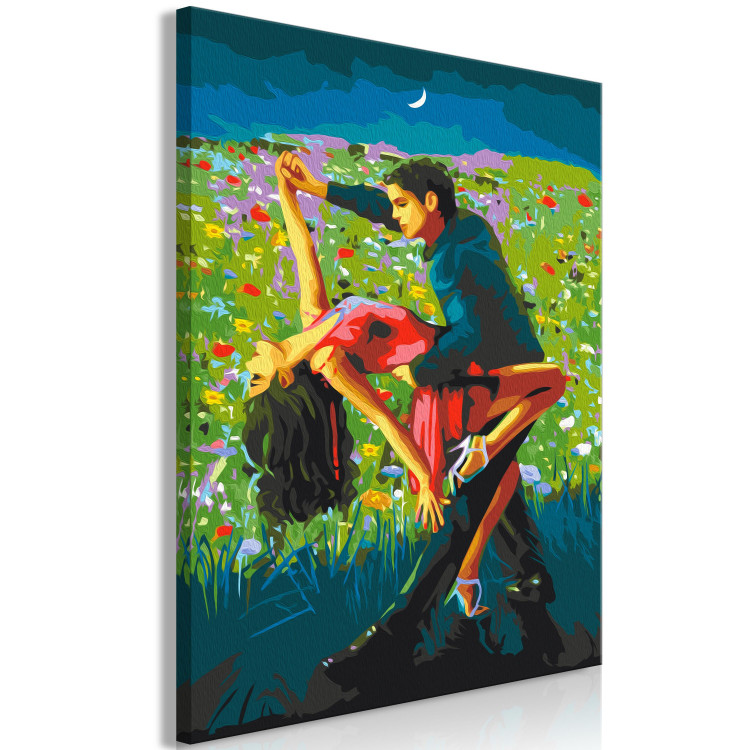 Paint by Number Kit Tango in the Moonlight - A Dancing Couple in a Colorful Meadow 144089 additionalImage 5