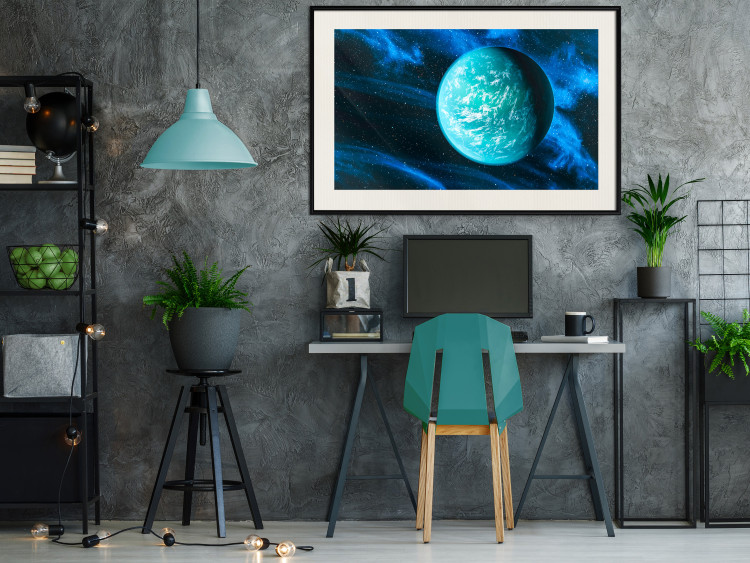 Poster Blue Planet - Visualization of the Cosmos in Dark Tones 146389 additionalImage 16