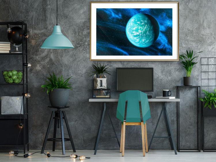 Poster Blue Planet - Visualization of the Cosmos in Dark Tones 146389 additionalImage 15