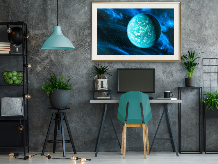 Poster Blue Planet - Visualization of the Cosmos in Dark Tones 146389 additionalImage 17