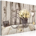Canvas Art Print Secret Bouquet (1-piece) Wide - bicycle and flowers in vintage style 149289 additionalThumb 2