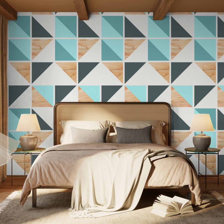 Modern Wallpaper Geometric Duet 149689 additionalImage 4