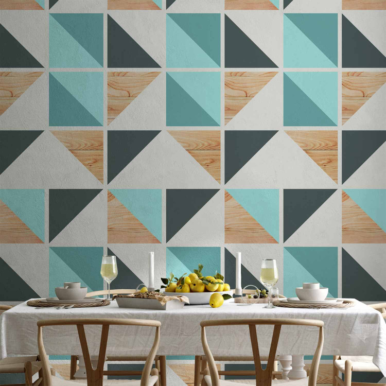 Modern Wallpaper Geometric Duet 149689 additionalImage 8