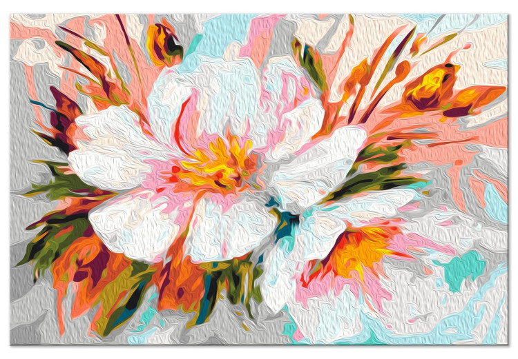 Paint by Number Kit Blooming Flower - Colorful Nature With the Arrival of Spring 149789 additionalImage 3