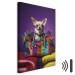 Canvas Art Print AI Chihuahua Dog - Tiny Animal in a Colorful Bag - Vertical 150189 additionalThumb 8