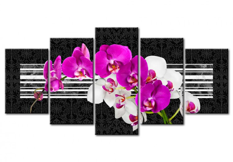 Canvas Modest orchids 55489
